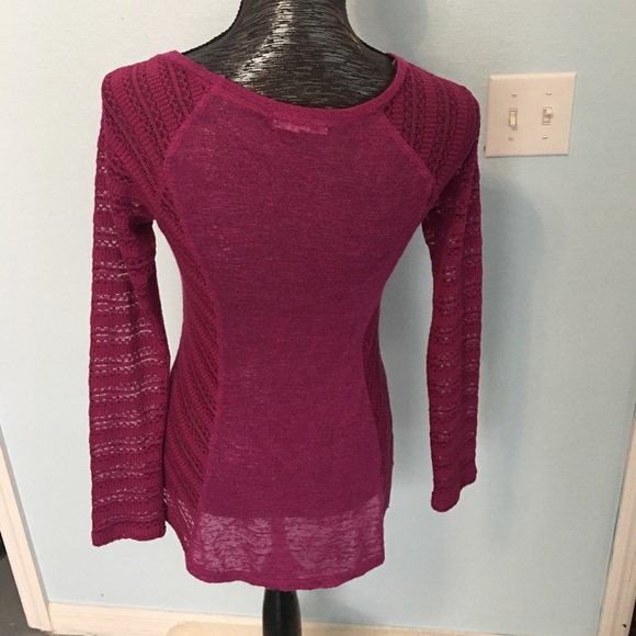 Aeropostal light knit sweater with lace detail - Picture 3 of 5